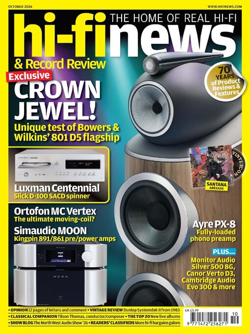 Cover image for Hi Fi News